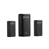 Boya BY-Wmic5-M2 Ultracompact 2.4GHz Dual-Channel Wireless Microphone System